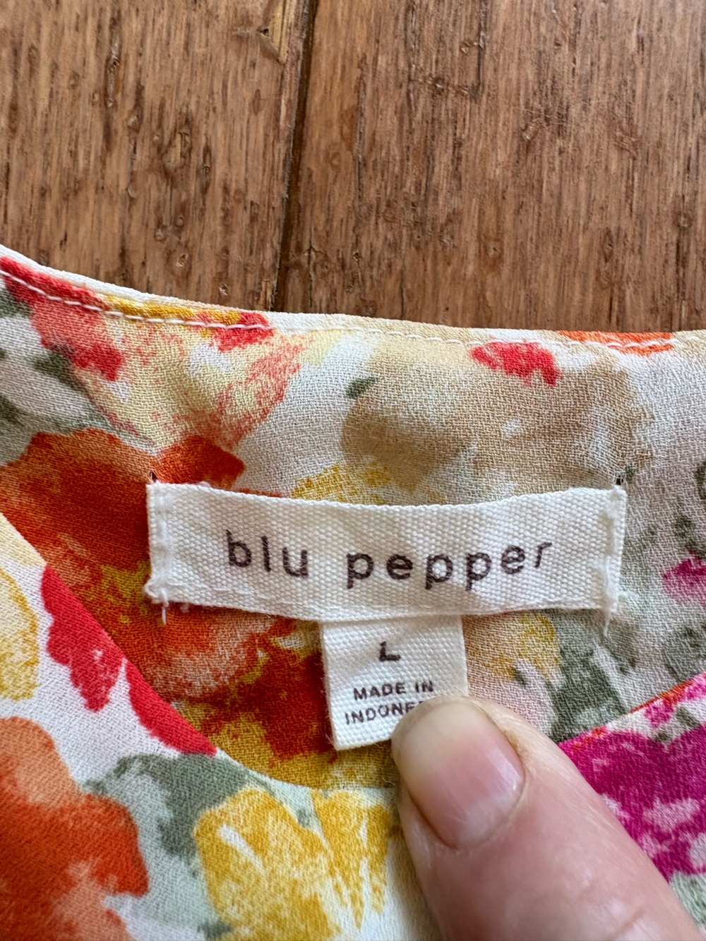 Womens blu pepper tank top size L - Picture 2 of 5